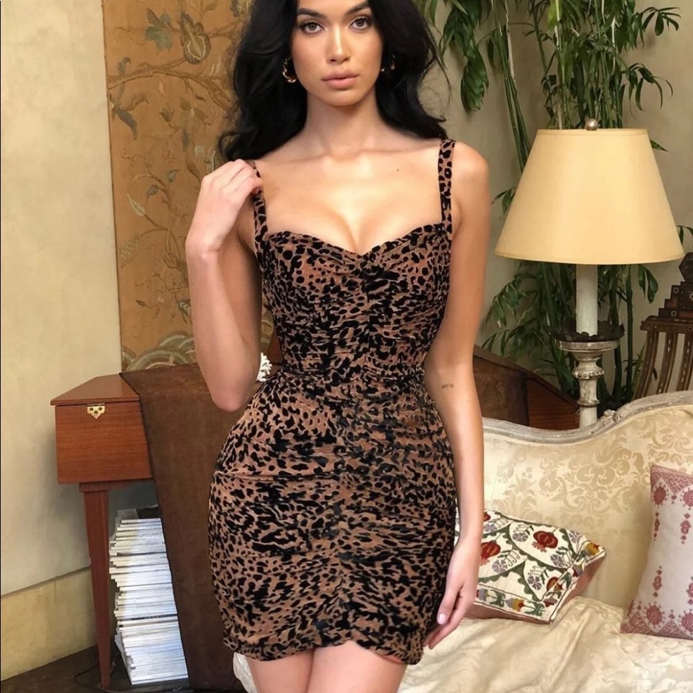House of CB Chloe Leopard Dress